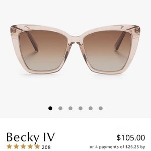 Becky IV DIFF Eyewear Polarized Sunglasses